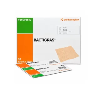 Smith+Nephew Bactigras Antiseptik Tül Yara Örtüsü – 10 x 10 cm (7457), 15 x 20 cm (7461) ve 1 m x 20 cm (66007505)