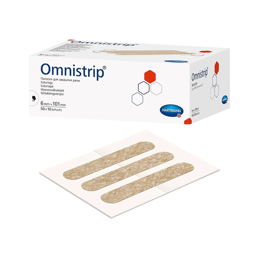 Hartmann Omnistrip Cilt Kapatma Bandı – 6 x 101 mm (540684), 12 x 101 mm (540685), 25 x 127 mm (540686)